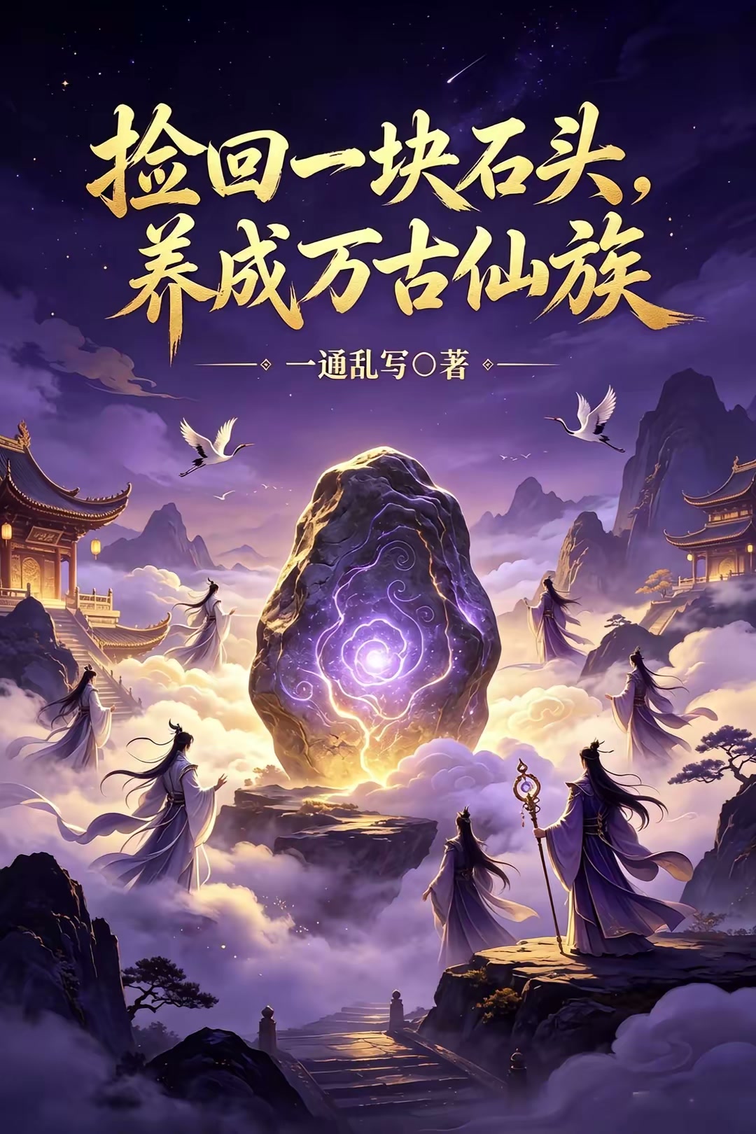 捡回一块石头，养成万古仙族封面