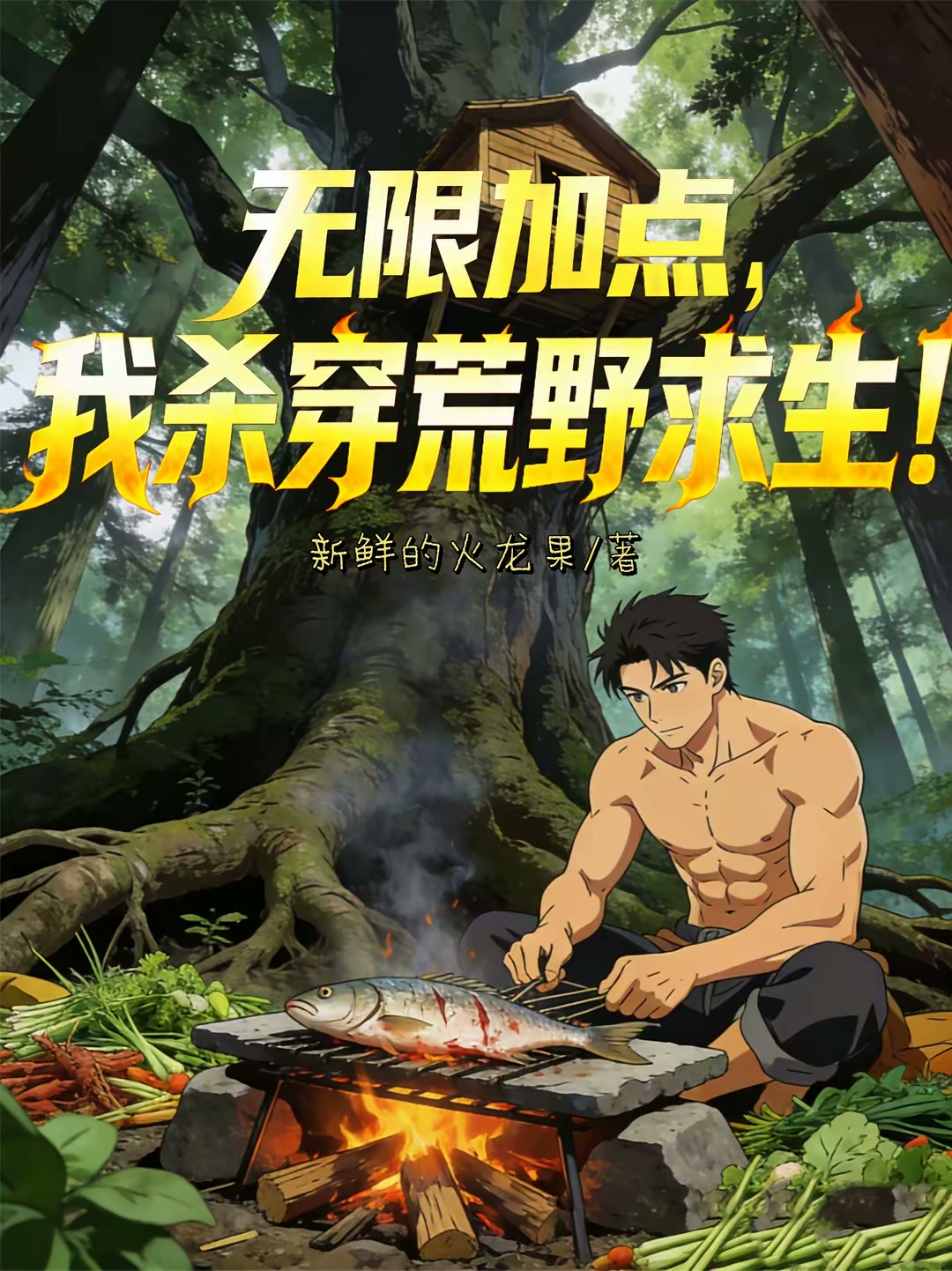 无限加点，我杀穿荒野求生！封面