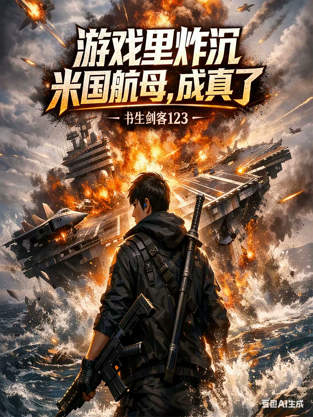 我在游戏里炸沉了一艘米国航母封面